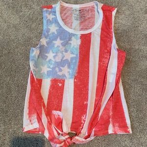 American flag shirt